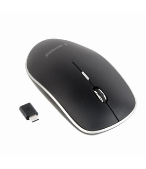 Gembird | Silent Optical Mouse | MUSW-4BSC-01 | Wireless | USB-C | Black