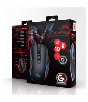 Gembird | Gaming Mouse RGB Backlighted | MUSG-RAGNAR-RX500 | Wired | USB | Black