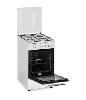 Simfer | Cooker | 4401SGRBB.1 | Hob type Gas | Oven type Gas | White | Width 50 cm | Depth 55 cm | 49 L