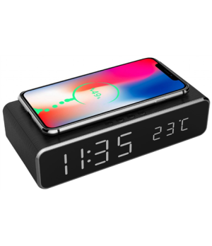 Gembird | Digital alarm clock with wireless charging function | DAC-WPC-01 | Wireless connection