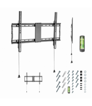 Gembird | Wall mount | WM-80F-01 | Fixed | 37-80 " | Maximum weight (capacity) 70 kg | Black