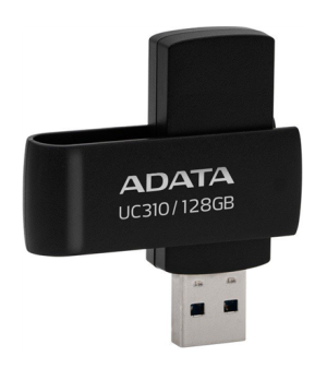 ADATA | USB Flash Drive | UC310 | 128 GB | USB 3.2 Gen1 | Black