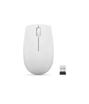 Lenovo | Compact Mouse with battery | 300 | Wireless | Cloud Grey