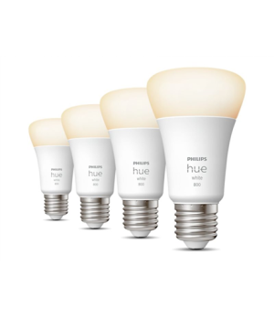 Hue W 9W A60 E27, 4pcs pack | E27 | 9 W | Warm White 2700K | Bluetooth and Zigbee