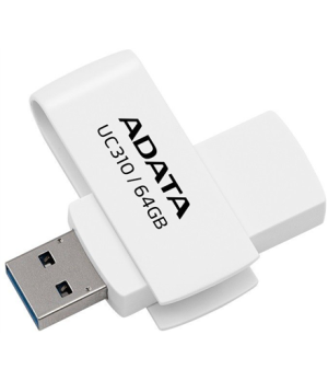 ADATA | USB Flash Drive | UC310 | 64 GB | USB 3.2 Gen1 | White