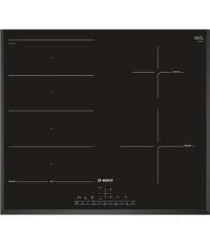 Bosch | hob | PXE651FC1E | Induction | Number of burners/cooking zones 4 | DirectSelect | Timer | Black | Display