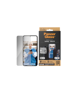 PanzerGlass | Screen protector | Samsung | Galaxy S24 | Polyethylene terephthalate (PET) | Transparent | Ultra-Wide Fit wA