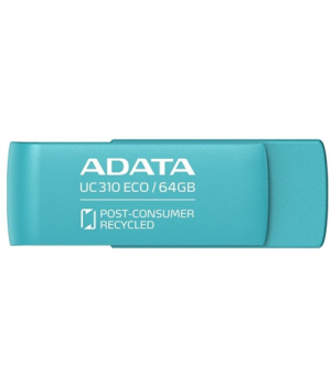 ADATA | USB Flash Drive | UC310 ECO | 64 GB | USB 3.2 Gen1 | Green