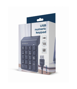 Gembird | USB Numeric keypad | KPD-U-03 | Numeric keypad | Wired | N/A | Black