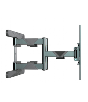 Gembird | Full-motion wall mount | WM-80ST-01 | Tilt, swivel, rotate | 40-80 " | Maximum weight (capacity) 50 kg | Black