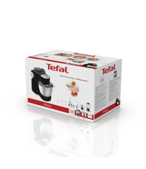 TEFAL | Food processor | QB319838 Wizzo | 1000 W | Number of speeds 7 | Bowl capacity 4 L | Blender | Stainless Steel