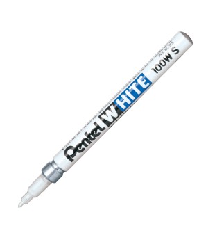 Permanentinis žymeklis PENTEL WHITE, baltos spalvos