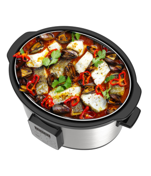 Camry | Slow Cooker | CR 6414 | 270 W | 4.7 L | Number of programs 1 | Stainless Steel