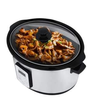 Camry | Slow Cooker | CR 6414 | 270 W | 4.7 L | Number of programs 1 | Stainless Steel