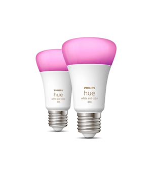 Hue WCA 6.5W A60 E27, 2pcs pack | E27 | 6.5 W | RGBW 2000-6500K | Bluetooth and Zigbee