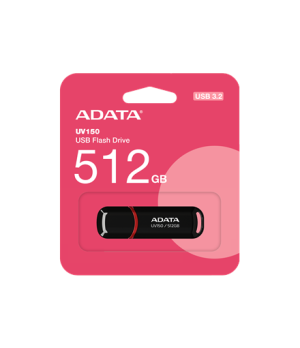 ADATA | USB Flash Drive | UV150 | 512 GB | USB 3.2 Gen1 | Black