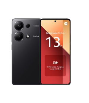 Xiaomi | Redmi | Note 13 Pro | Midnight Black | 6.67 " | AMOLED | 1080 x 2400 pixels | Mediatek | Internal RAM 8 GB | 256 GB | D