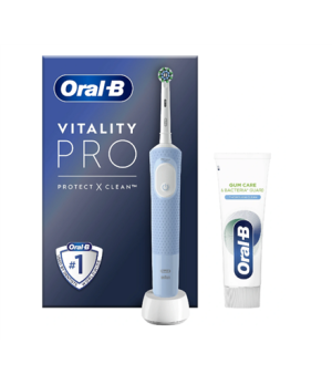 Oral-B | Electric Toothbrush + Toothpaste | Vitality Pro Protect X Clean | Rechargeable | For adults | Number of brush heads inc