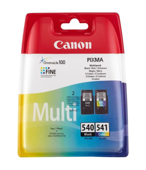 Canon CMYK MultiPack Ink Cartridges | PG-540/CL-541 | Ink Cartridges | Black, Colour