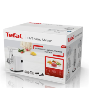 TEFAL | Meat Mincer | NE114130 | White | Number of speeds 1 | Throughput (kg/min) 1.9