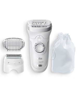 Braun | Epilator | 9-705 Silk-épil 9 | Number of power levels 2 | Wet & Dry | White