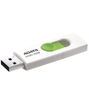 ADATA | USB Flash Drive | UV320 | 512 GB | USB 3.2 Gen1 | White/Green