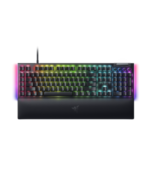 Razer | BlackWidow V4 | Mechanical Gaming keyboard | Wired | US | Black | Green Switch