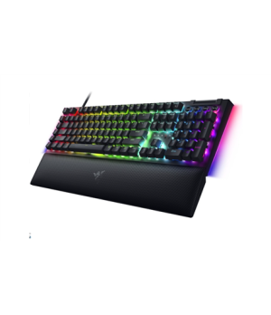 Razer | BlackWidow V4 | Mechanical Gaming keyboard | Wired | US | Black | Green Switch