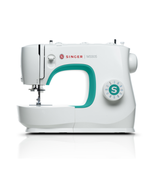 Singer | M3305 | Sewing Machine | Number of stitches 23 | Number of buttonholes 1 | White