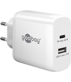 Goobay | USB-C PD Dual Fast Charger (45 W) | 65412 | N/A