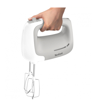 TEFAL | Hand Mixer | HT450B38 | Hand Mixer | 450 W | Number of speeds 5 | Turbo mode | White
