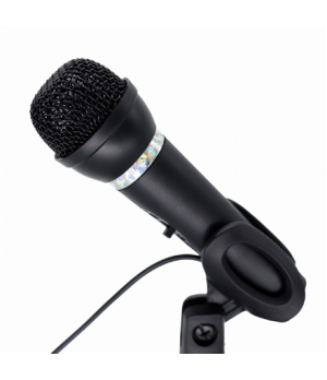 Gembird | Condenser Microphone with Desk-stand | MIC-D-04 | 3.5 mm jack | Black