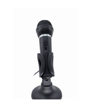 Gembird | Condenser Microphone with Desk-stand | MIC-D-04 | 3.5 mm jack | Black