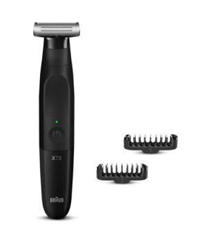 Braun | Beard Trimmer and Shaver | XT3100 | Cordless | Number of length steps 3 | Black