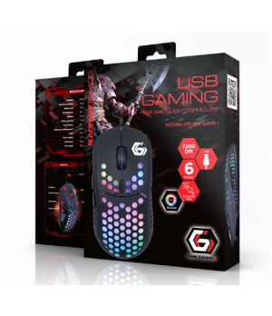 Gembird | USB Gaming RGB Backlighted Mouse | MUSG-RAGNAR-RX400 | Wired | Gaming Mouse | Black