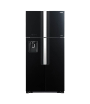 Hitachi | Refrigerator | R-W661PRU1 (GBK) | Energy efficiency class F | Free standing | Side by side | Height 183.5 cm | Fridge 