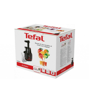 JUICER ZC150838 TEFAL | TEFAL | Juiceo Juice extractor | ZC150838 | Type Centrifugal | Red/Black | 150 W | Number of speeds 1 pr