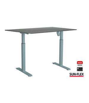 Reguliuojamo aukščio stalas SUN-FLEX  ADAPT II, elektrinis, pilkas 120x80