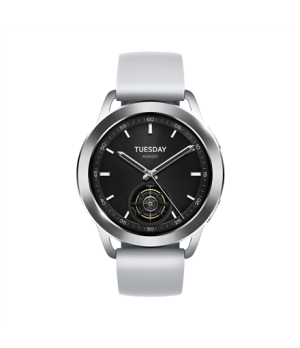 Watch S3 | Smart watch | AMOLED | 1.43” | Waterproof | Silver