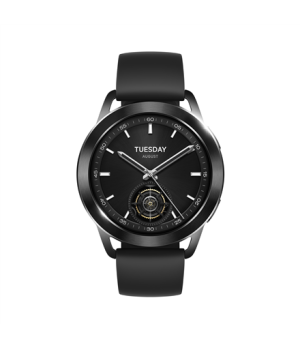 Watch S3 | Smart watch | AMOLED | 1.43” | Waterproof | Black