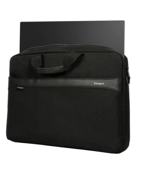 Targus | TSS991GL | GeoLite EcoSmart Essential Laptop Case | Fits up to size 17.3 " | Slipcase | Black | Shoulder strap