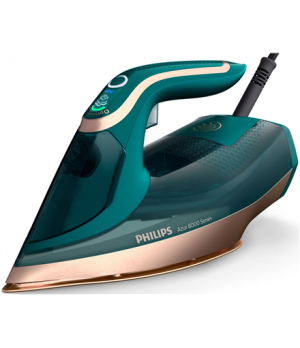 Philips | DST8030/70 Azur | Steam Iron | 3000 W | Water tank capacity 350 ml | Continuous steam 70 g/min | Green