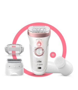 Braun | Silk-épil SensoSmartTM 9-855 | Epilator | Number of power levels 2 | Wet & Dry | White/Pink