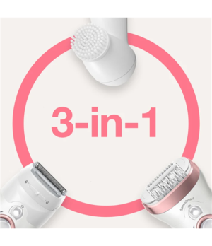 Braun | Silk-épil SensoSmartTM 9-855 | Epilator | Number of power levels 2 | Wet & Dry | White/Pink