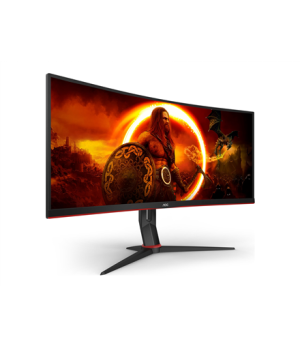 AOC | Gaming Monitor | CU34G2XP/BK | 34 " | VA | 21:9 | 180 Hz | 1 ms | 3440 x 1440 pixels | HDMI ports quantity 2 | Black