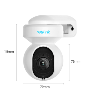 Reolink | Smart WiFi Camera with Motion Spotlights | E Series E540 | PTZ | 5 MP | 2.8-8/F1.6 | IP65 | H.264 | Micro SD, Max. 256