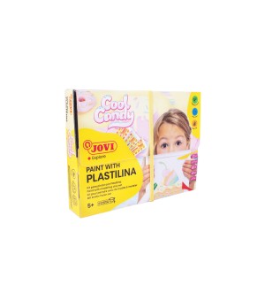 Spalvinimo plastilinu rinkinys JOVI COOL CANDY, su priedais