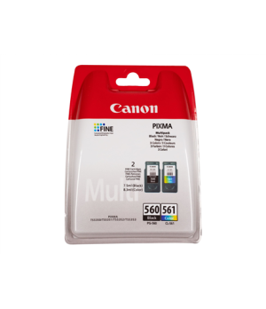 Canon Multipack Ink Cartridges | PG-560/CL-561 | Ink Cartridges | Black, cyan, magenta, yellow