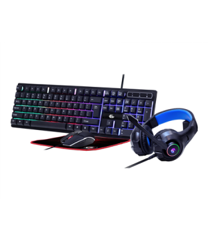 Gembird | 4-in-1 Backlight Gaming Kit "Ghost" | GGS-UMGL4-02 | Gaming Kit | Wired | US | USB