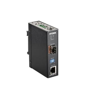 D-Link DIS-M100G-SW Industrial 10/100/1000Base-T to SFP Media Converter | D-Link